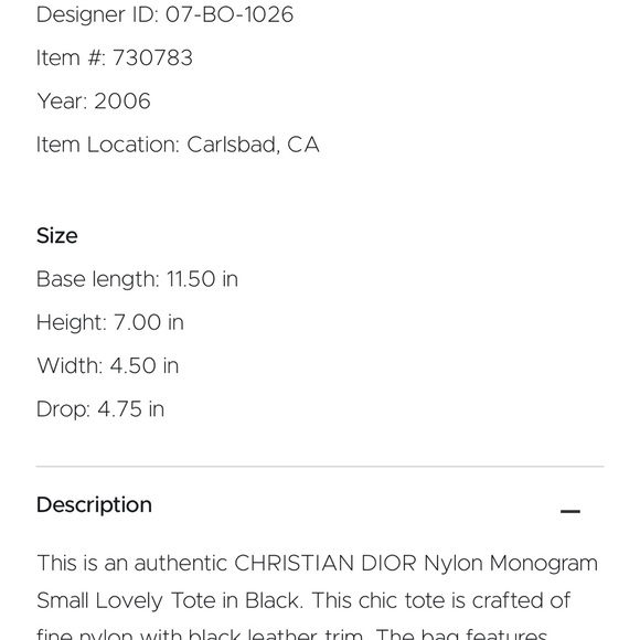 Authentic Dior lovely in great shape. - Picture 9 of 10